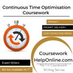 Continuous Time Optimisation
